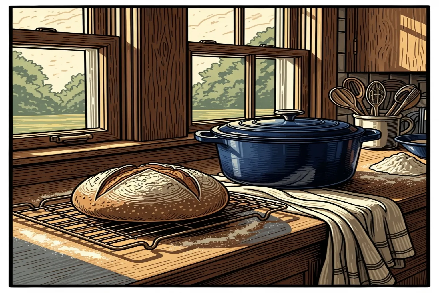 The Long Table: How to Make Bread at Home