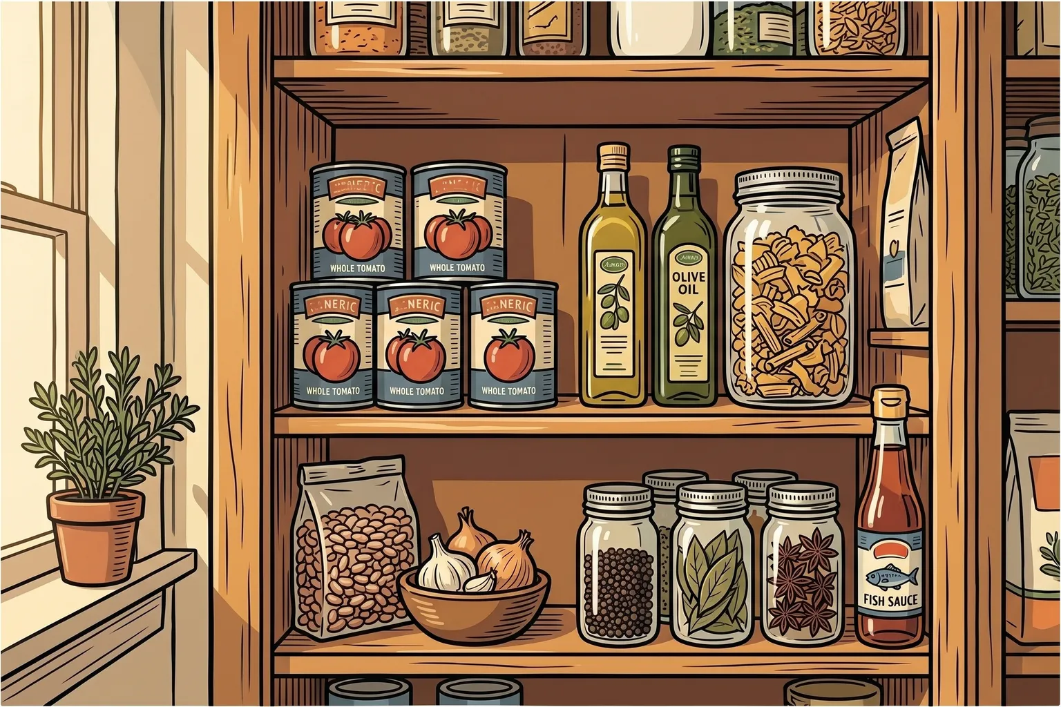 My Pantry Staples List: The Real One, Not the Aspirational One